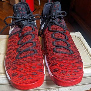 NIKE KD 9 University Red 843392-610 US Size 10 Kevin Durant